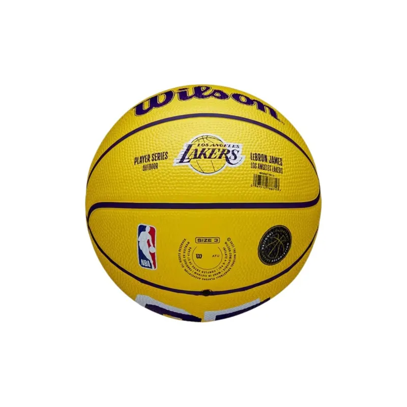 Wilson Rubber Basketball Yellow Size 3 Training Kids'-1