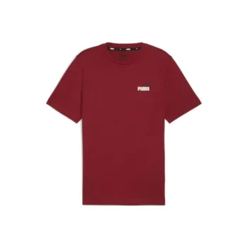 PUMA T-Shirts Men Burgundy