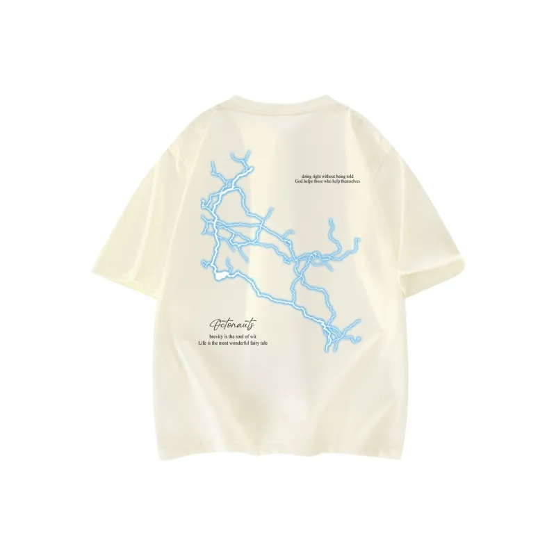 Small Columns Under The Sea T Shirt Men's-5