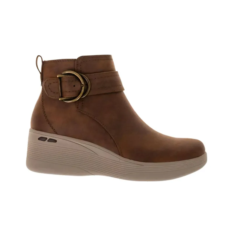 Skechers Pier Lite Ankle Boots Women's Brown-1