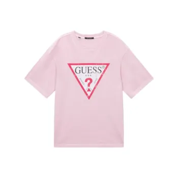 GUESS T Shirts Men Pink