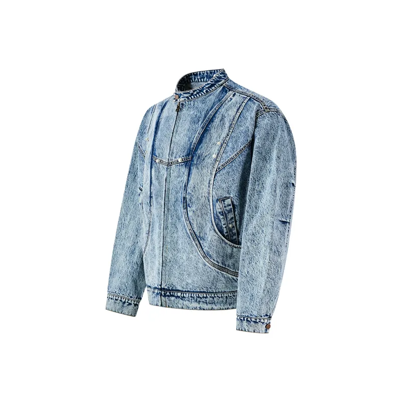 PASET Denim Jackets Unisex Blue-1