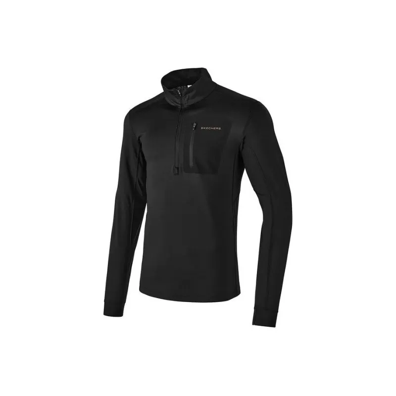 Skechers PULLOVER Sweatshirt Men's Carbon Black-0
