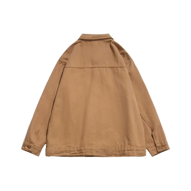 FA2LO Denim Jacket Unisex Brown-1