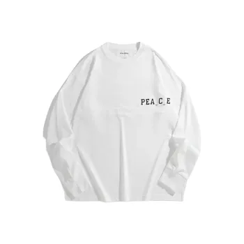 PEACEBIRD MEN Eye C Collaboration Series T Shirt Men's White