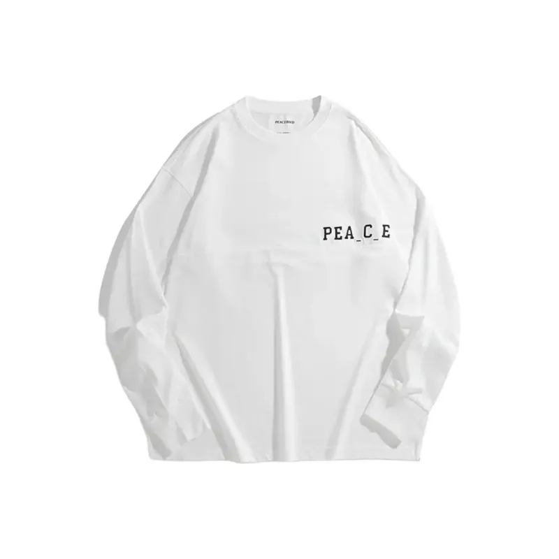 PEACEBIRD MEN Eye C Collaboration Series T Shirt Men's White-0