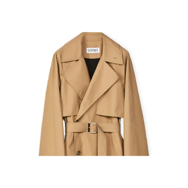 LOEWE Trench Coats Men Caramel-4