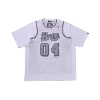 A BATHING APE Fake Print T shirt