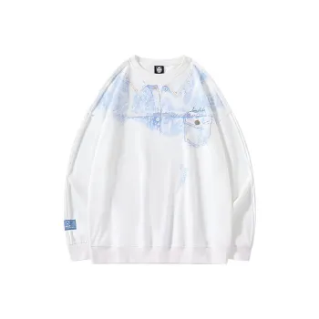 LAMLICKA Sweatshirts Unisex White