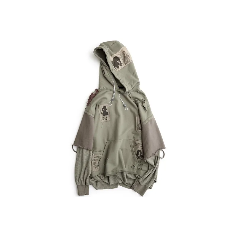 A SQUARE ROOT Sweatshirt 2.0 Upgrade Unisex Army Green-0