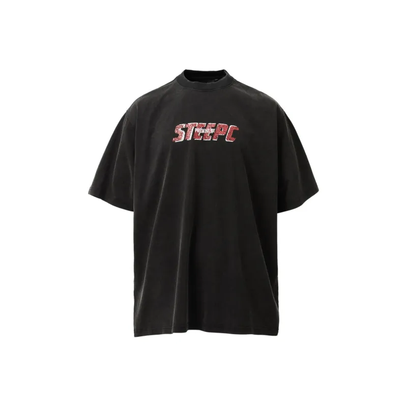 STEEPC T-Shirts Unisex Black-0
