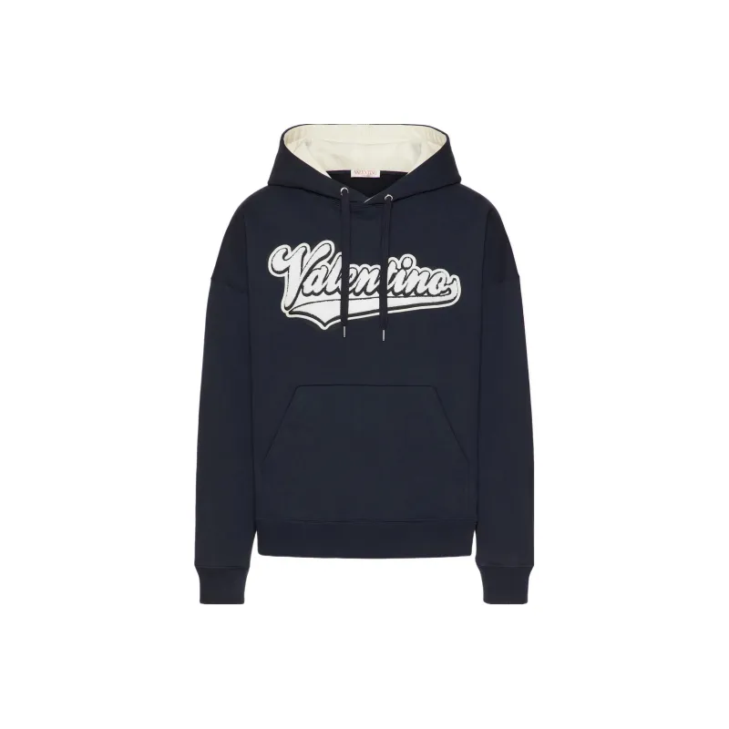 Valentino Logo Patch Hoodie-0