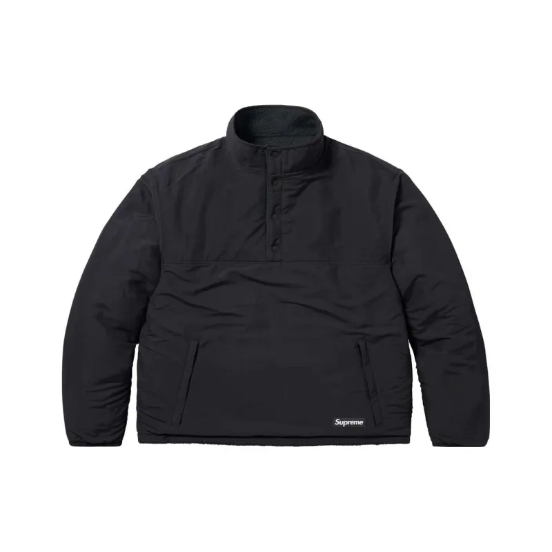Supreme Polartec Shearling Reversible Pullover-0