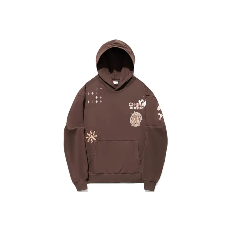 LiNing Sweatshirt Unisex Earth Brown-0