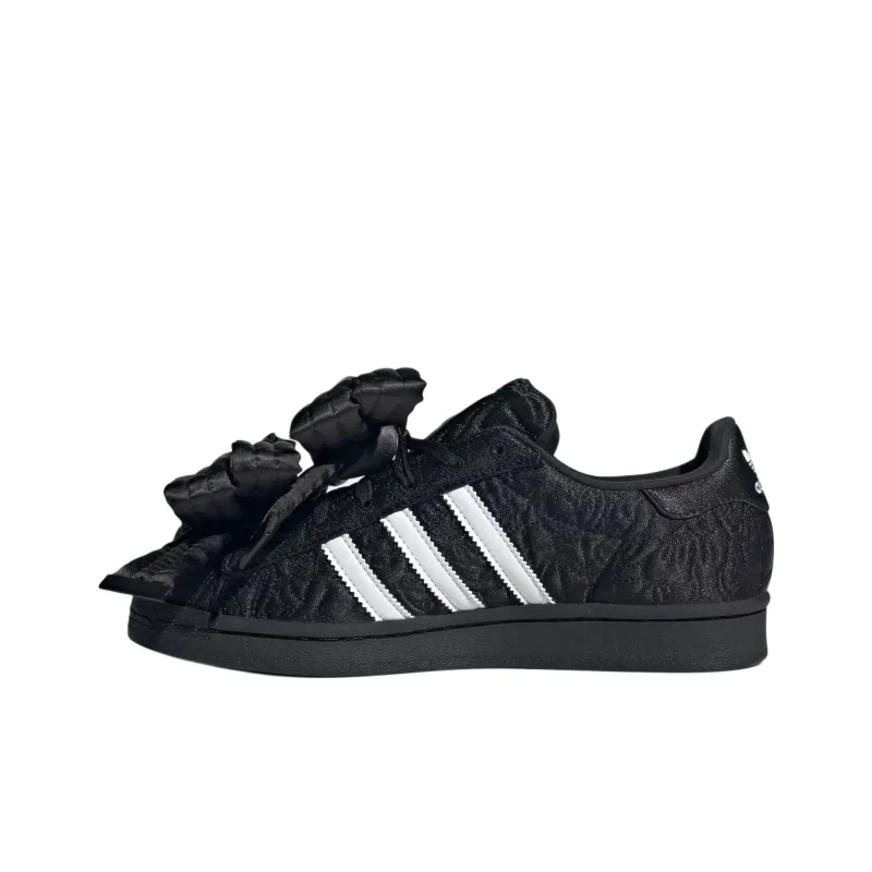 Adidas Originals Superstar W Anti Slip Wear Resistant Low Top Skateboard Shoes Women's Black-2