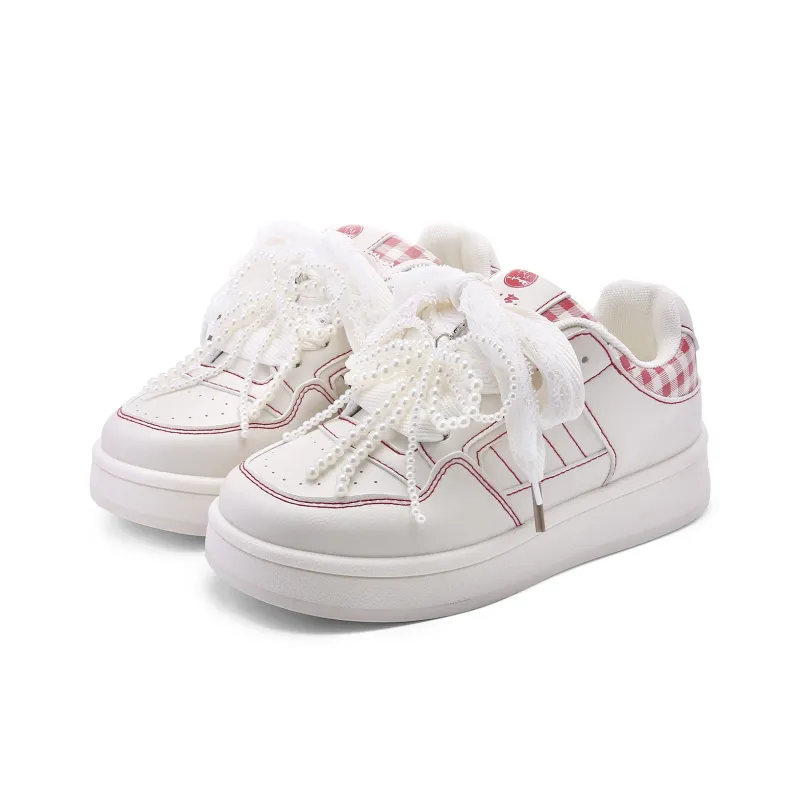 Cob Anti Slip And Wear Resistant Lightweight Low Top Skateboard Shoes Women's-14
