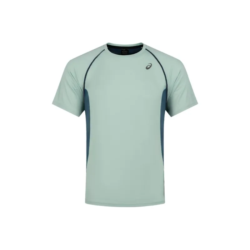 Asics T Shirts Men Green/Blue-0