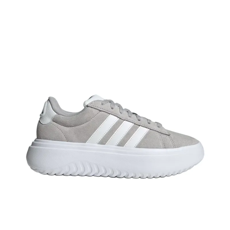 Adidas GRAND COURT Anti Slip Wear Resistant Low Top Casual Shoes Women's Gray-1