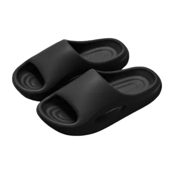 JINGEYU Side Hole Slide Slipper With Squashy And Bouncy Feeling For Indoor Home Use, Thick Bottom Bathroom Slippers