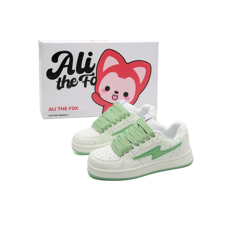ALI THE FOX Coverage Slip Resistant, Abrasion Resistant, Balance, Breathable Low Top Skateboard Shoes Unisex-14