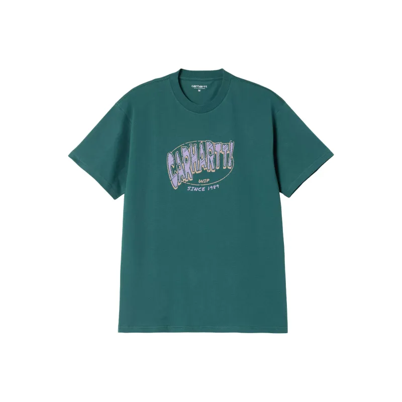 Carhartt WIP T Shirts Men Lake Green-0
