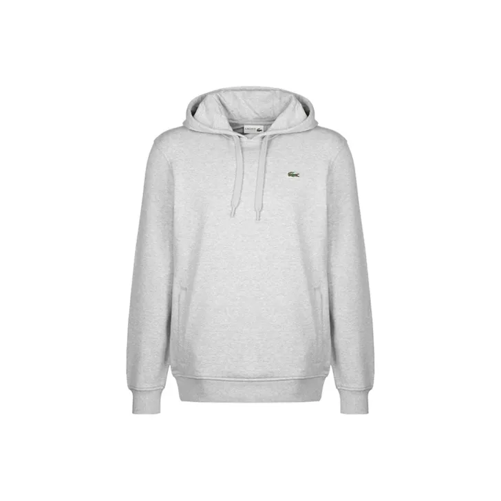 LACOSTE Logo patch Fleece Hoodie-0