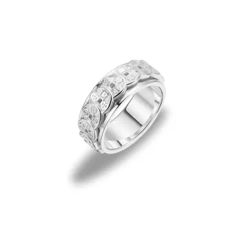 Brahmacharya Sterling Silver 990 Sterling Silver Unisex
