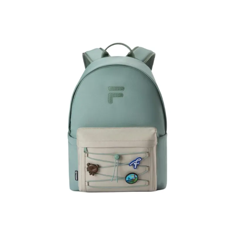 FILA FUSION Fabric Backpack Mini Unisex Gray Green-0