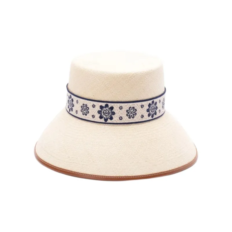 Valentino Straw Bucket Hats Women's Beige-0
