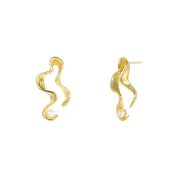 BING STUDIO 925 Silver Needles Earrings Women's