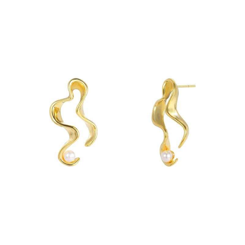 BING STUDIO 925 Silver Needles Earrings Women's-0
