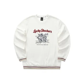 Skechers New Year Sweatshirt Unisex Marshmallow White
