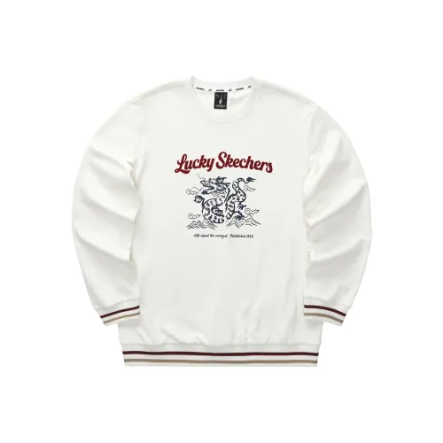 Skechers New Year Sweatshirt Unisex Marshmallow White
