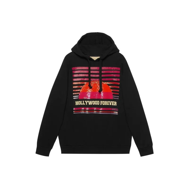 GUCCI Sequinned Drawstring Hoodie-0
