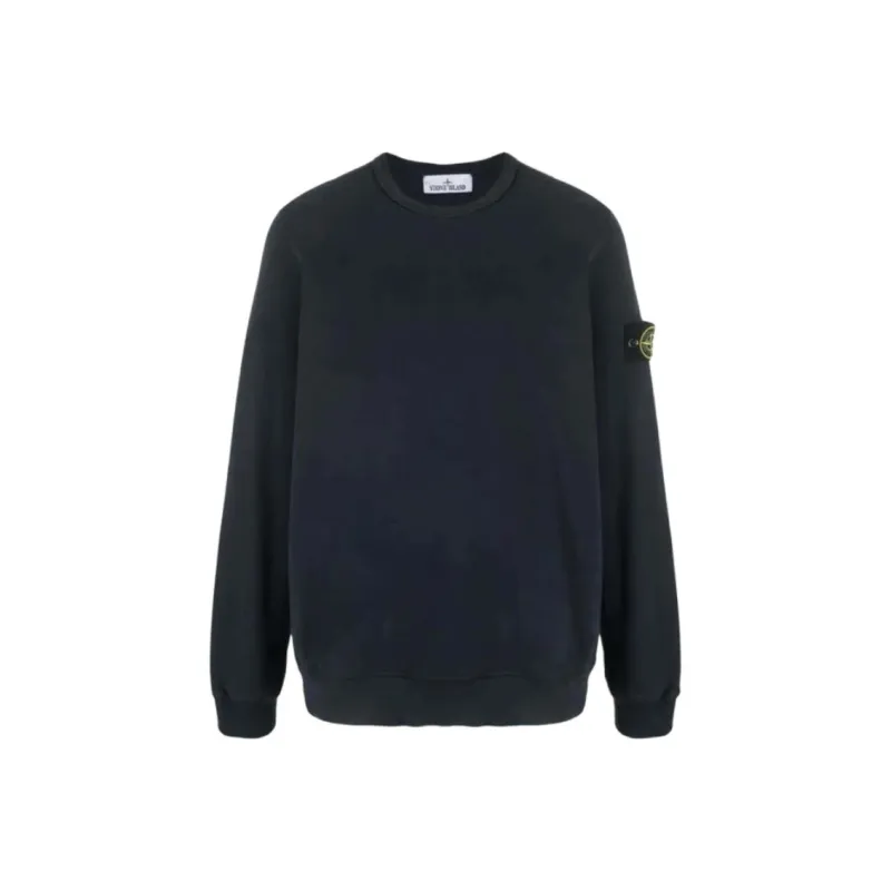 STONE ISLAND Logo Patch Crewneck Sweatshirt-0