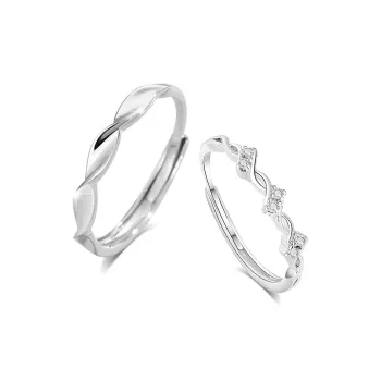 BLANK IN BLANK 999 Fine Silver Rings Unisex