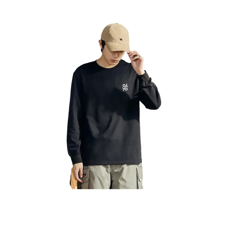Tonlion Long Sleeved T Shirts Men's-2