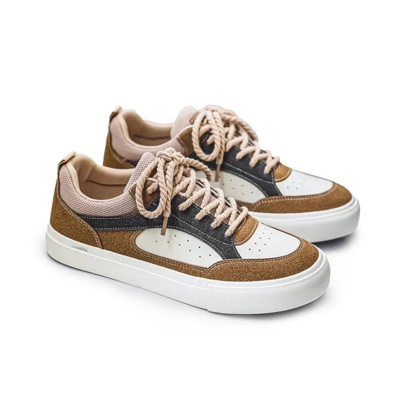Hong Kong Meng Anti Slip And Wear Resistant Height Increasing Low Top Skateboard Shoes Men's-10