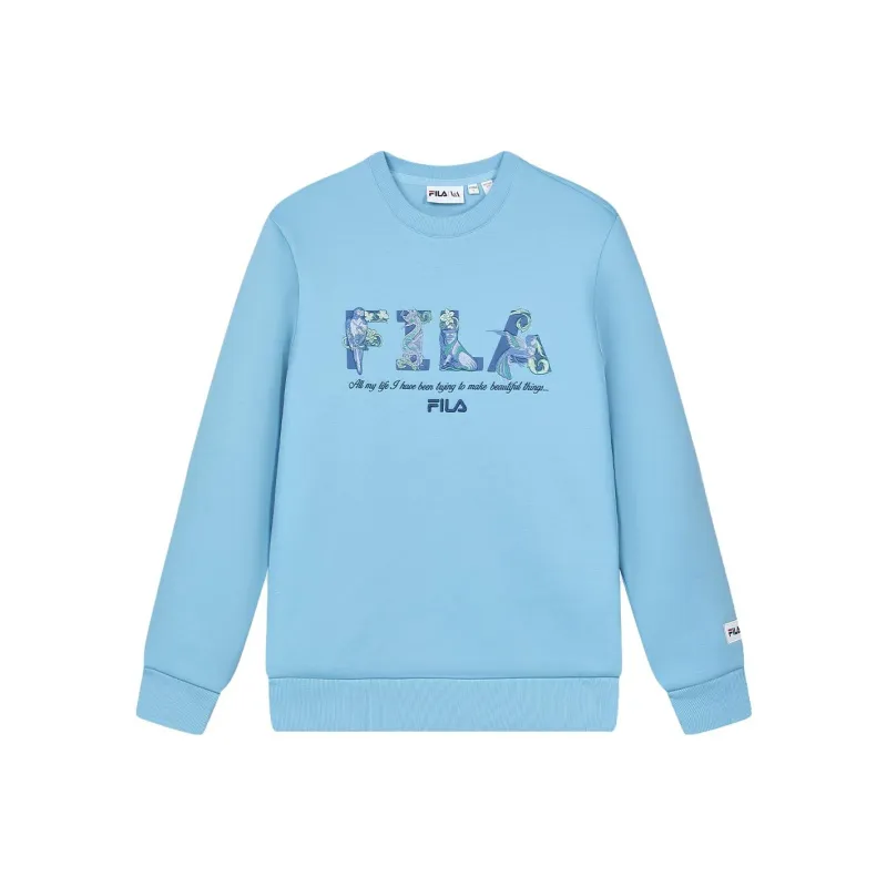 FILA x V&A LIANMINGKUAN Sweatshirt Men's Ring Focus Blue-0