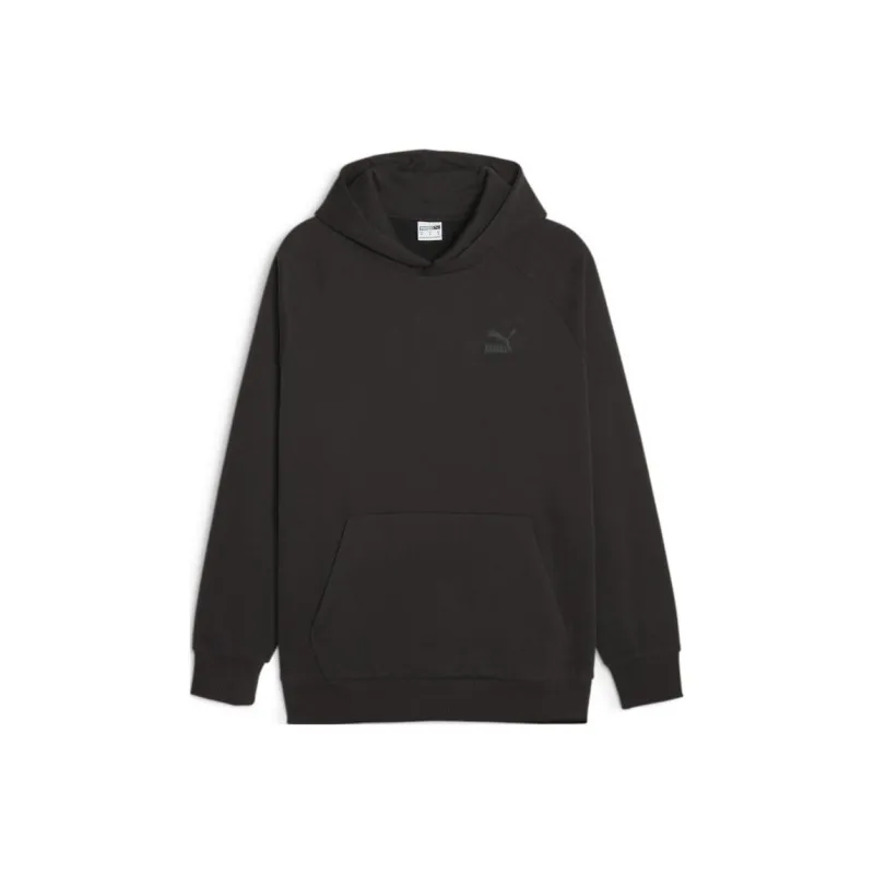 PUMA CLASSICS Hoodie Fleece Sweatshirt Men's Black-0