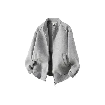 NOAHGIGI Baseball Jacket Unisex Gray