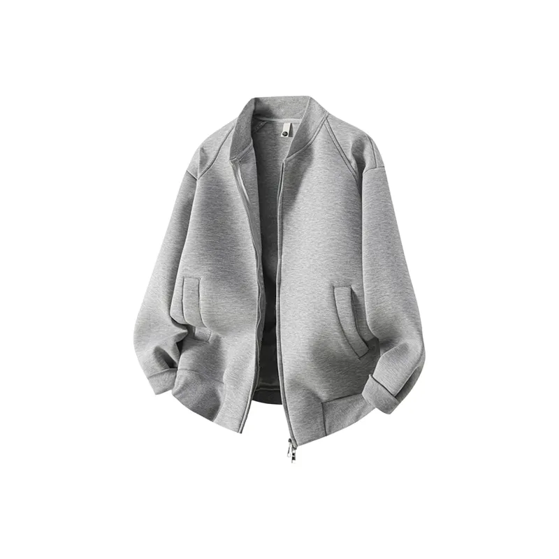 NOAHGIGI Baseball Jacket Unisex Gray-0