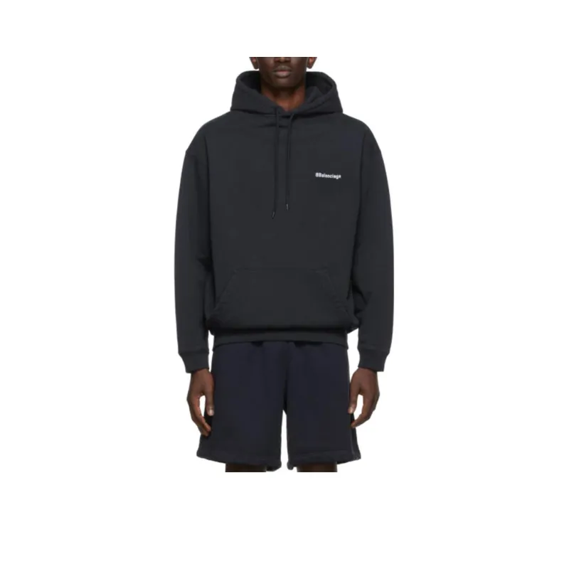 Balenciaga Corporate Logo Popover Hoody-0