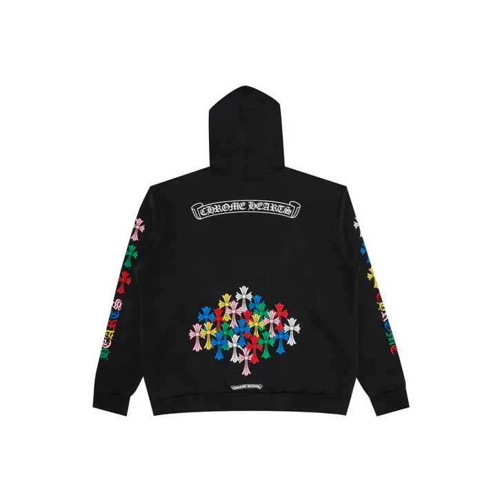 Chrome Hearts Multi Color Cross Hoodie-0