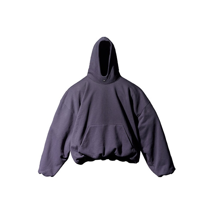 Yeezy Season 5 Burgundy Oversized Hooded Sweatshirt Size