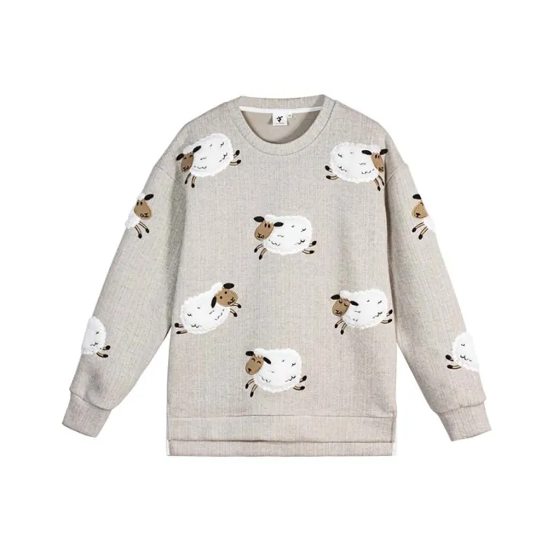 VALLEYOUTH Sweatshirt Unisex Beige-0