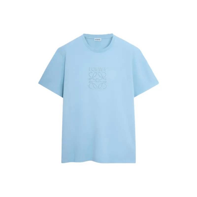 LOEWE SS25 T Shirt Men's Light Blue-0