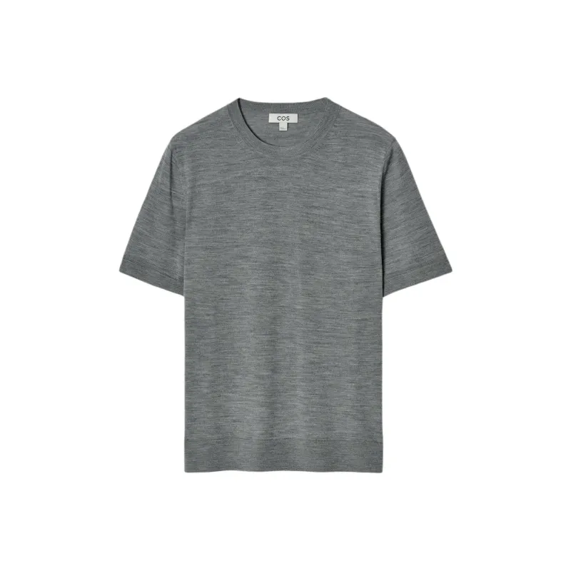 COS T Shirts Men Gray-0