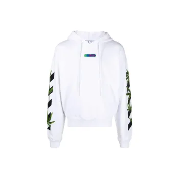 OFF WHITE Weed Arrows Over Hoodie