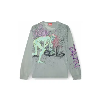 DIESEL T Boxt Ls R12 Long Sleeved T Shirt